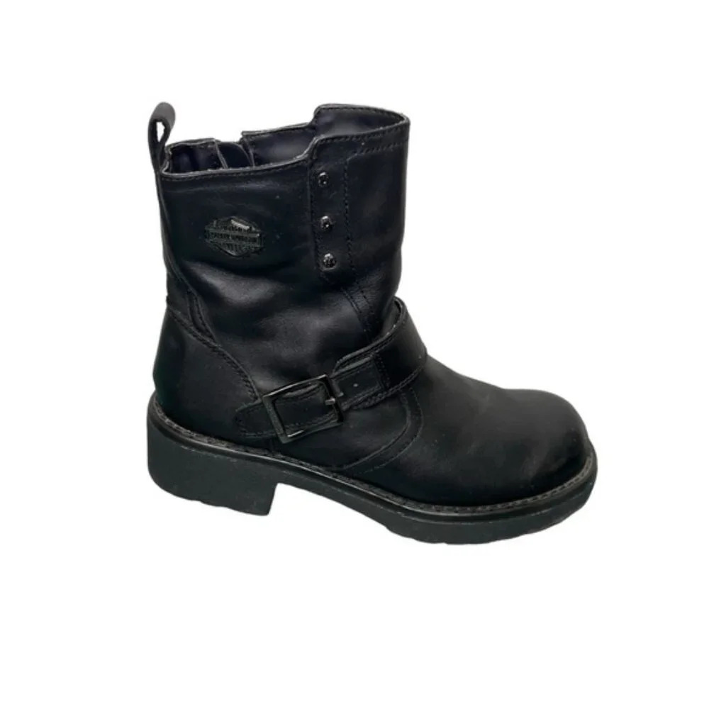 Harley Davidson Riding Biker Boots Size 10